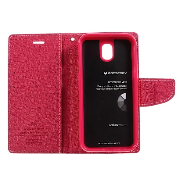 Mercury Samsung Galaxy J5 (2017) Superstærk læder etui - Pink Pink