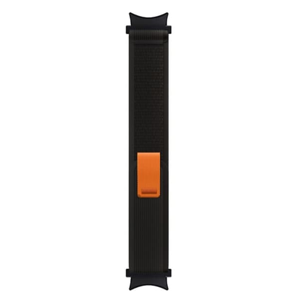 Samsung Galaxy Watch 5 / 4 nylon trail loop tyylinen ranneke - Musta Black
