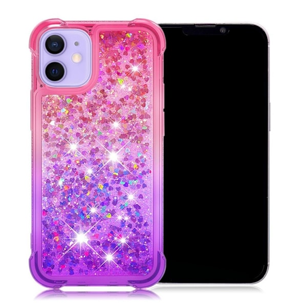Princess iPhone 13 Mini deksel - Rosa / Lilla Multicolor