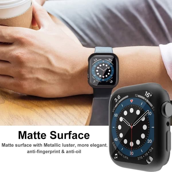 Apple Watch Series 3 / 2 / 1 42mm Soft flexible Case with Screen Protector Electroplated Watch Cover - Rose Gold Rosa