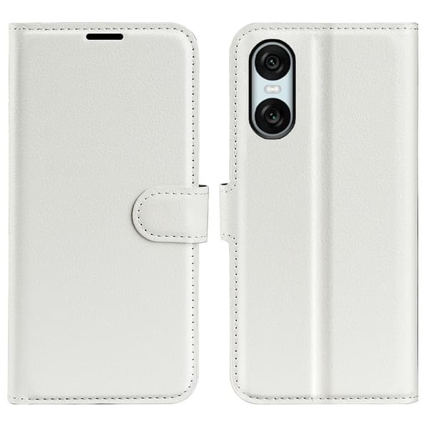 Classic Sony Xperia 10 VI fodral - Vit Vit