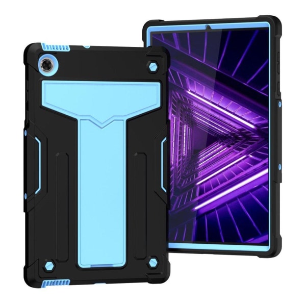 Lenovo Tab M10 FHD Plus silicone case - Black / Baby Blue Blue