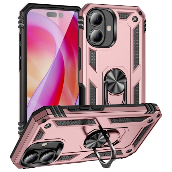 Bofink Combat iPhone 16 skal - Roséguld Rosa