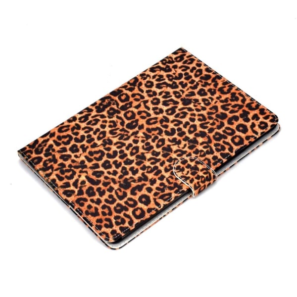 iPad 10.2 (2021) / Air (2019) cool pattern leather flip case - L Brown