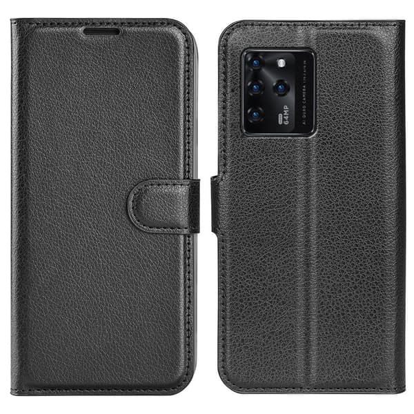 Classic ZTE Blade V30 Flip Etui - Sort Black