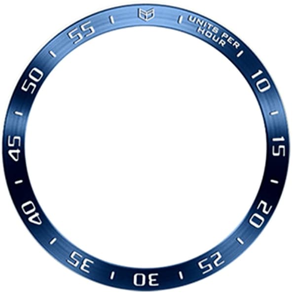 Typ A för Samsung Galaxy Watch7 40mm Bezel Ring Metal Bezel Styling Dial Circle - Blå / Blå Blå
