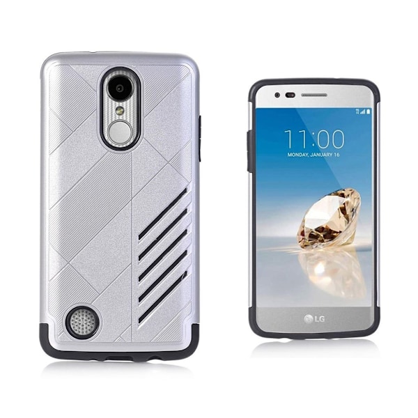 LG K8 2017 TPU-fodral - Silver Silvergrå