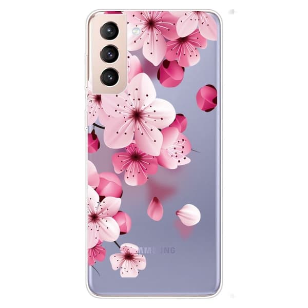 Deco Samsung Galaxy S22 skal - Persikoblomma Rosa