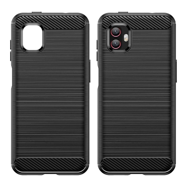 Carbon Flex Etui Samsung Galaxy Xcover 6 Pro / Xcover 2 Pro - Sort Black