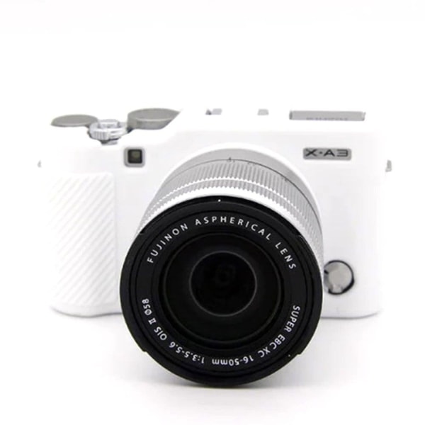 Fujifilm X-A20 / XA3 / XA10 silikoneovertræk - Hvid White