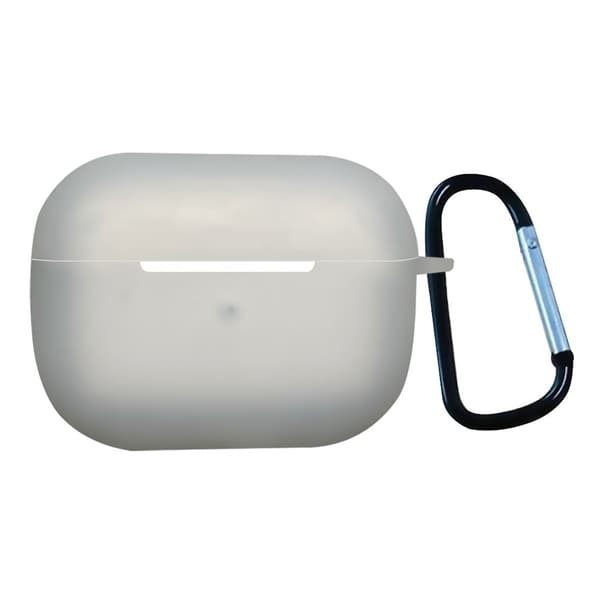 1,3 mm AirPods Pro 2 silikonfodral med spänne - Transparent Transparent