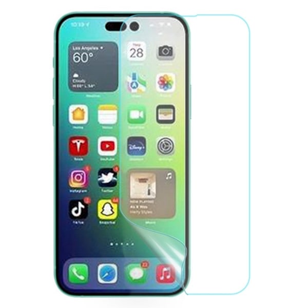 Erittäin kirkas iPhone 14 Pro näytönsuojus Transparent