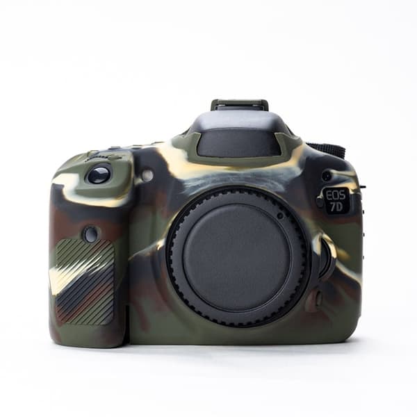 Canon EOS 7D silikondeksel - Kamuflasje Green