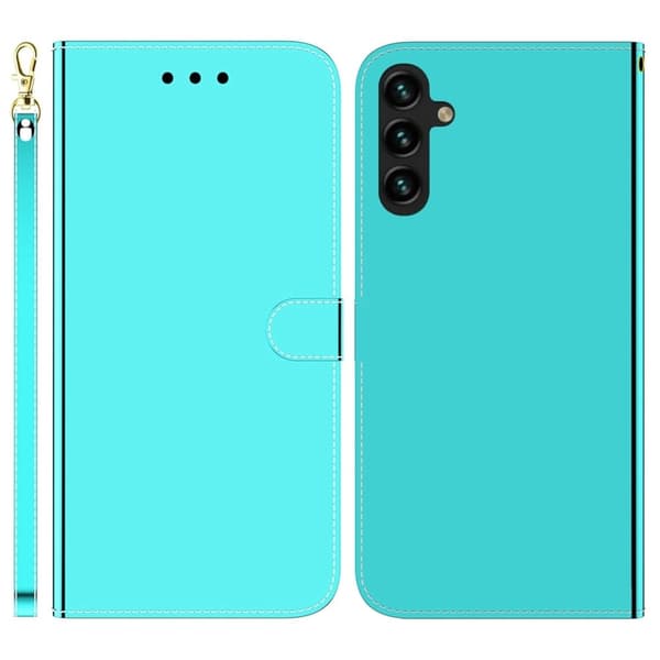 Mirror Samsung Galaxy A14 Flippetui - Cyan Green