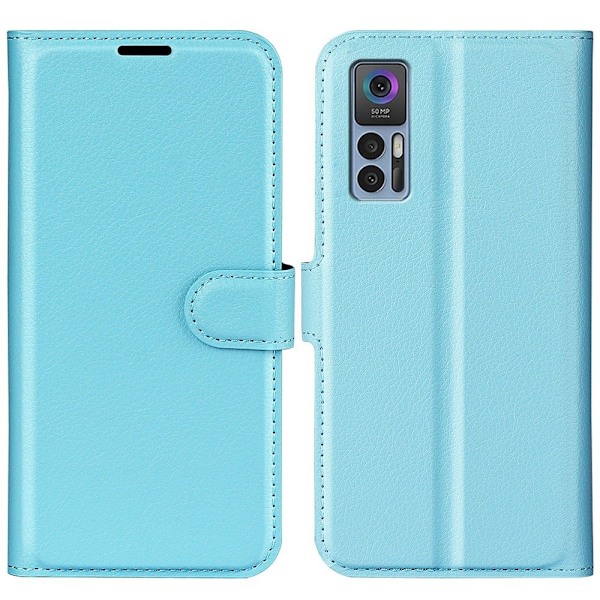 Klassisk TCL 30 5G flip etui - Blå Blue