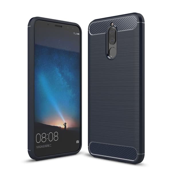 Huawei Mate 10 Lite Deksel laget av silikon - Mørk blått Blue
