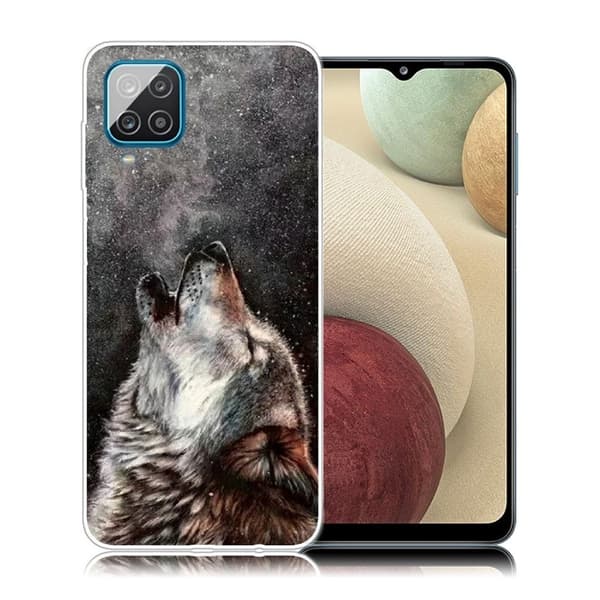 Deco Samsung Galaxy A12 5G kotelot - Susi Silver grey