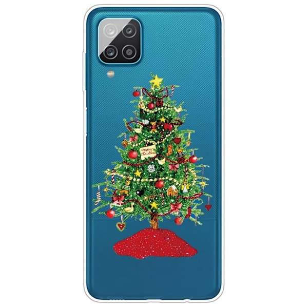 Jul Samsung Galaxy M33 5G fodral - Julgran Med Presenter Grön
