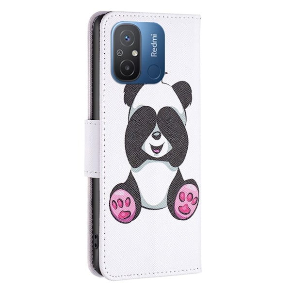 Wonderland Xiaomi Redmi 12C Läppäkotelo - Panda White
