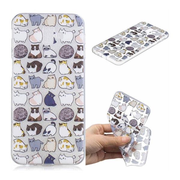 Samsung Galaxy J6 Plus (2018) pattern printing gel case - Cats multifärg