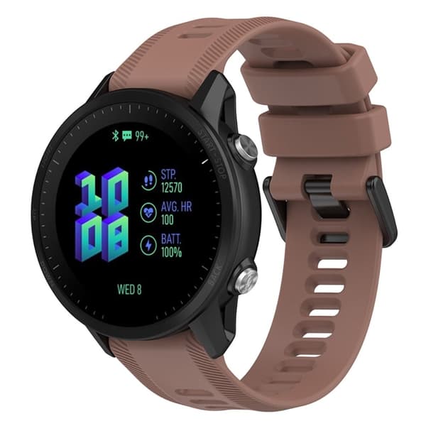 Garmin Forerunner 955 twill-tyylinen kellonhihna - Kahvi Brown