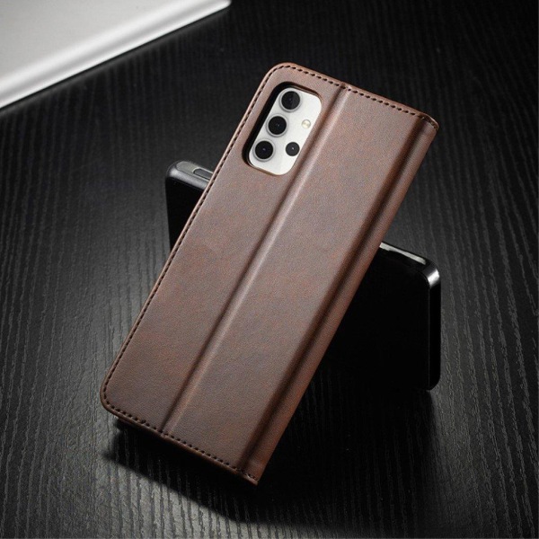 LC.IMEEKE Samsung Galaxy A32 5G flip case - Kahvi Brown