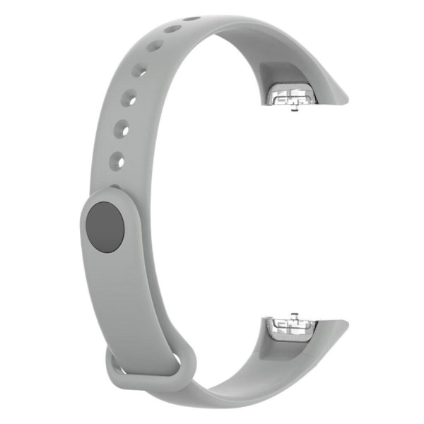 Samsung Galaxy Fit durable silicone watch band - Grey Silvergrå
