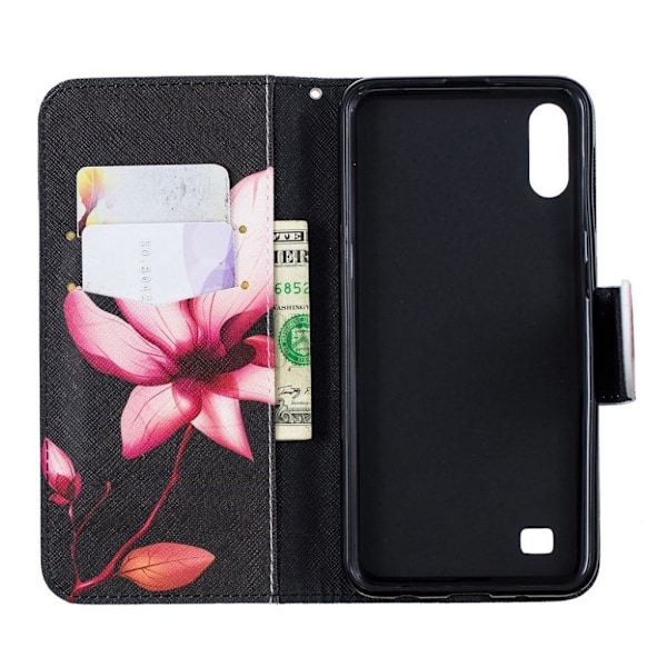 Wonderland Samsung Galaxy A10 kotelot - Blomstermønster Black