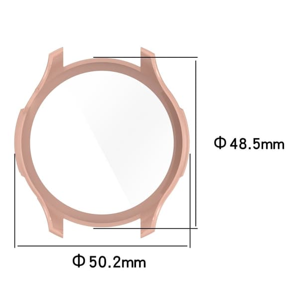 Amazfit GTR 4 46mm protective cover with tempered glass - Sakura Pink Rosa