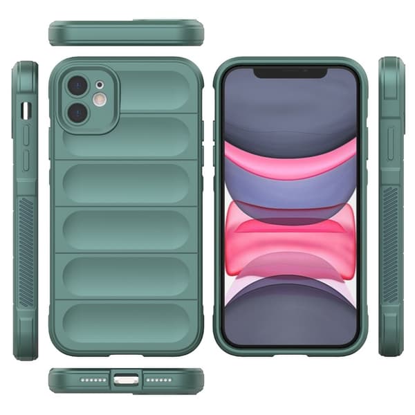 Deksel med mykt grep for iPhone 11 - Grønn Green