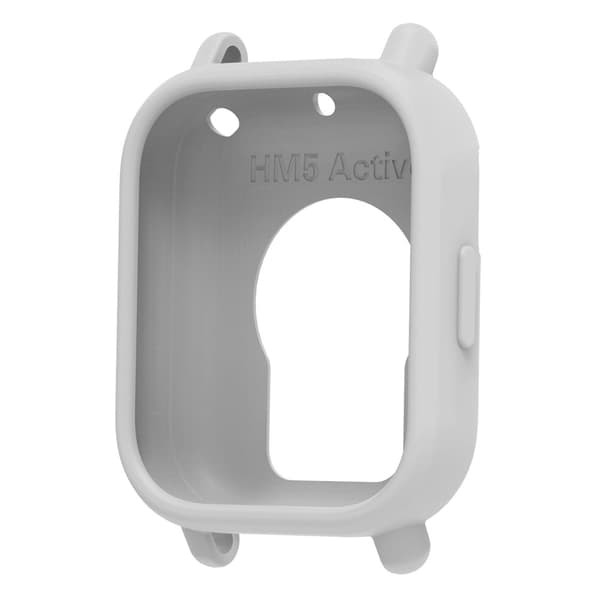 Xiaomi Redmi Watch 5 Active Watch Case Mykt silikonklokkedeksel - Grå Silver grey