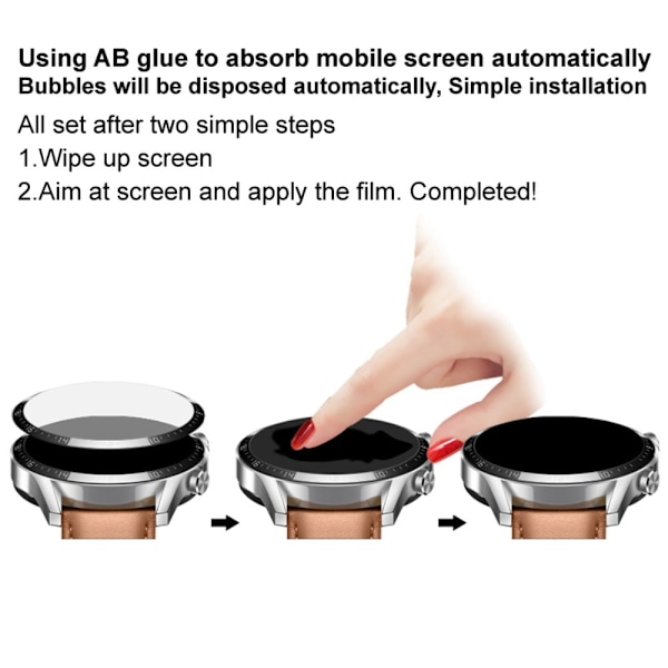 IMAK Garmin Venu 2 PMMA HD näytön suojakalvo Transparent
