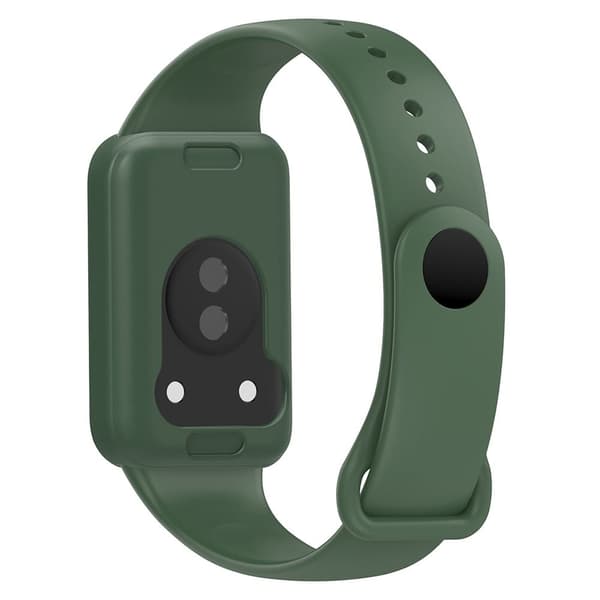 Honor Band 9 Silicone Watch Case Protective Bumper Frame - Mørkegrøn Green