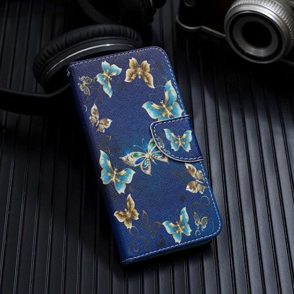 Wonderland Samsung Galaxy A60 kotelot - Siniset Perhoset Blue