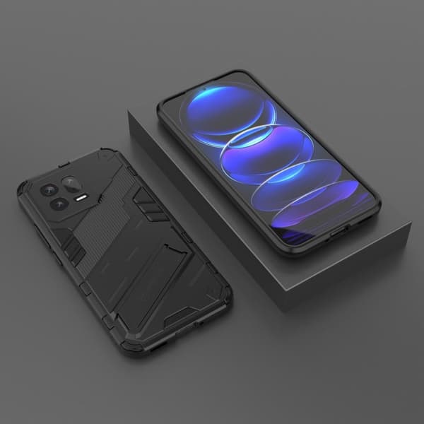 Stødsikker Hybrid Cover med A Moderne Touch til Xiaomi 13 - Sort Black