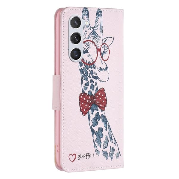 Wonderland Samsung Galaxy S23 Flippetui - Sjiraff Pink