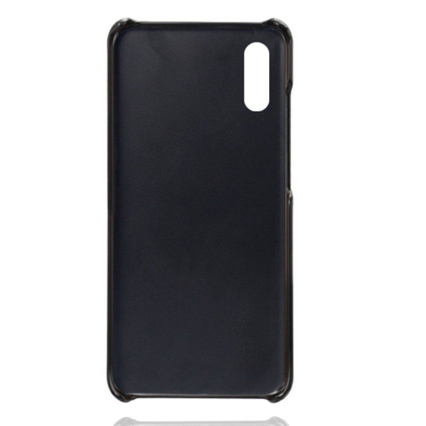 Dual Card Samsung Galaxy A02 cover - Sort Black