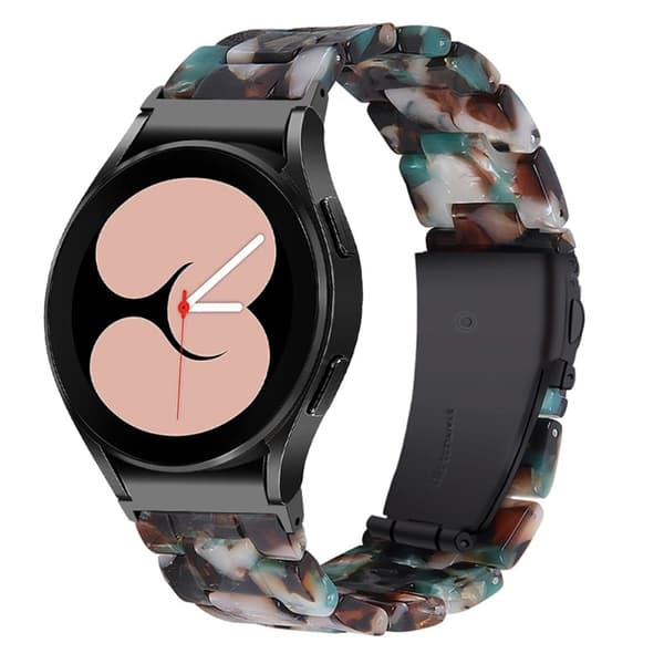 Stilig klokkerem i harpiksstil til Samsung Galaxy Watch 4 - Blå Multicolor