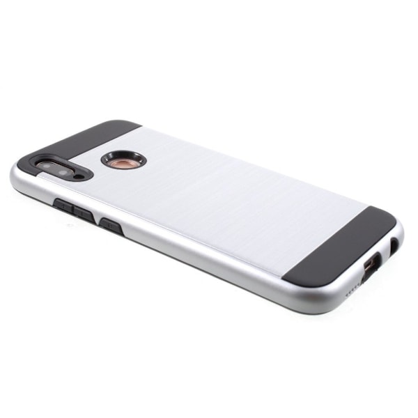 Huawei P20 Lite borstat hybridfodral - Silver Silvergrå