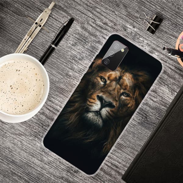 Deco Samsung Galaxy A02s etui - løve Brown