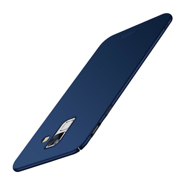 MOFI Samsung Galaxy J6 (2018) beskyttelsesetui i plastik med mat Blue