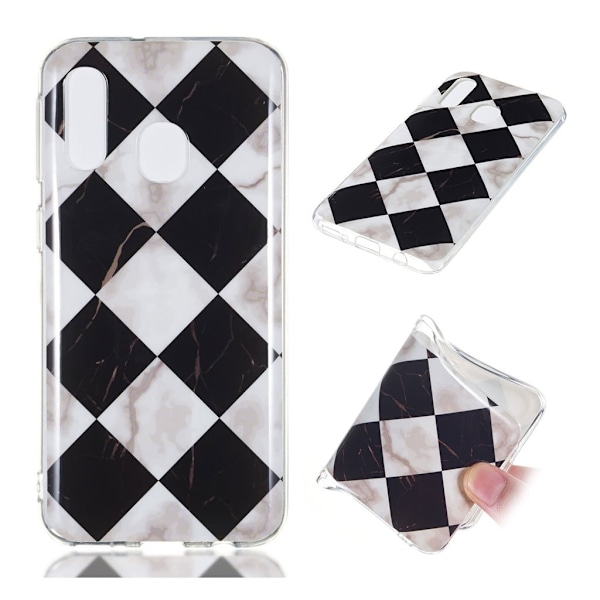 Samsung Galaxy A40 mønstret cover - stil D Multicolor