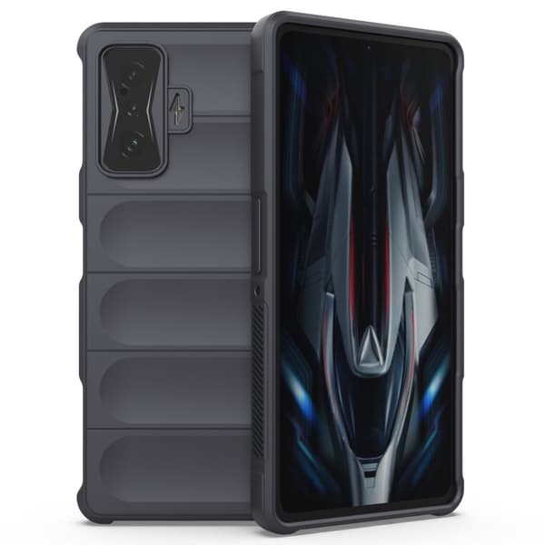 Blødt grebsformet cover til Xiaomi Poco F4 GT / Xiaomi Redmi K50 - Sølv/Grå Silver grey