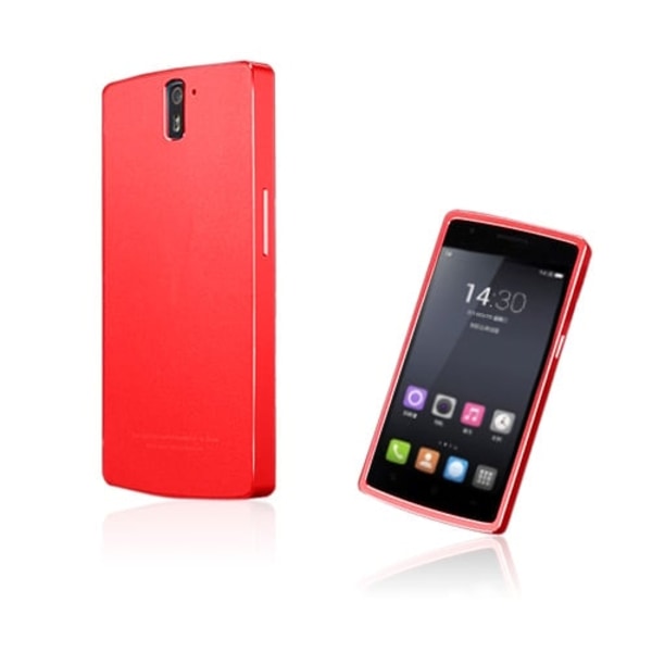 Luphie OnePlus One Alumiininen Suojakehys Ja Suojakuori - Punainen Red
