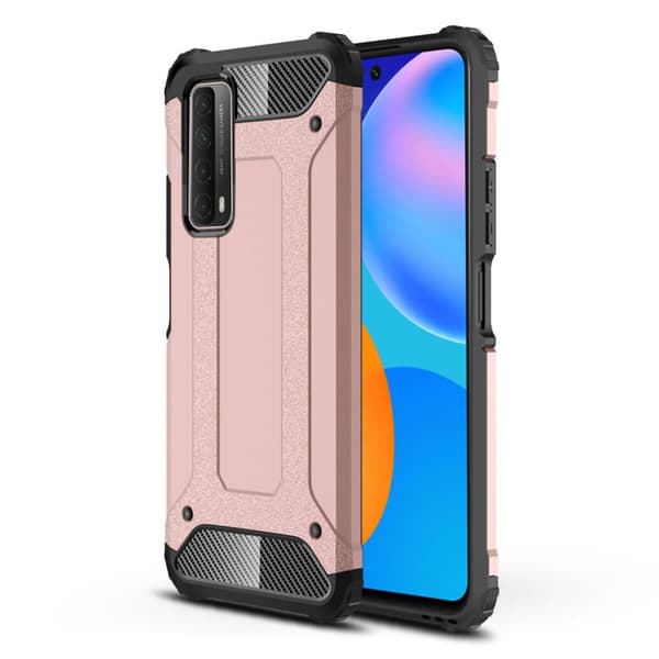 Armour Guard etui - Huawei Y7A / P Smart 2021 - rødguld Pink