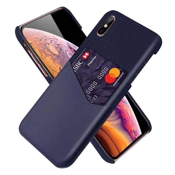 Bofink iPhone Xs Kortdeksel - Blå Blue