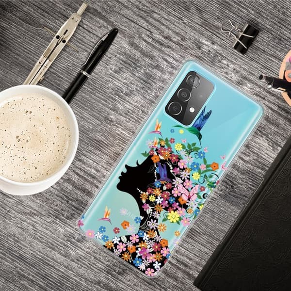 Deco Samsung Galaxy A33 5G Etui - Blomst Fe Multicolor