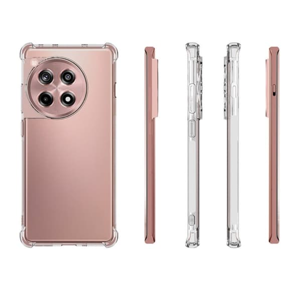 Lux-Case Airbag-deksel for OnePlus 12R / OnePlus Ace 3 Transparent