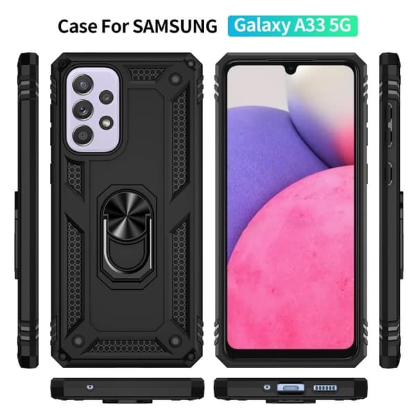 Ring Guard - Samsung Galaxy A33 5G - Musta Black