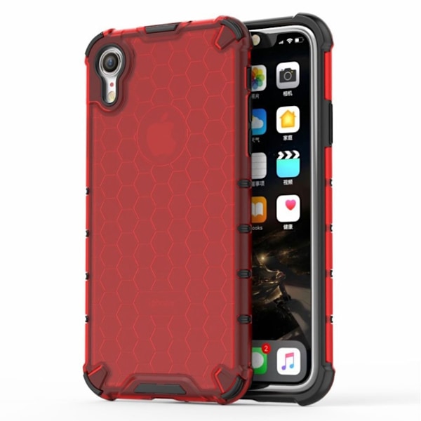 Bofink Honeycomb iPhone Xr kuoret - Punainen Red